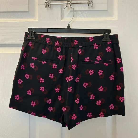 A.L.C- ‘Val’ Mallow Print Silk Shorts - Picture 3 of 7